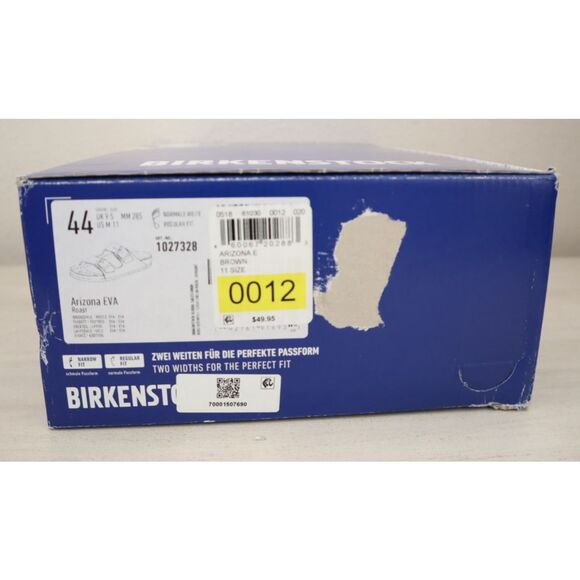 Birkenstock 1027328 Men's Sz 44 US 11 Roast Brown Arizona Essentials EVA Sandals - Picture 16 of 16